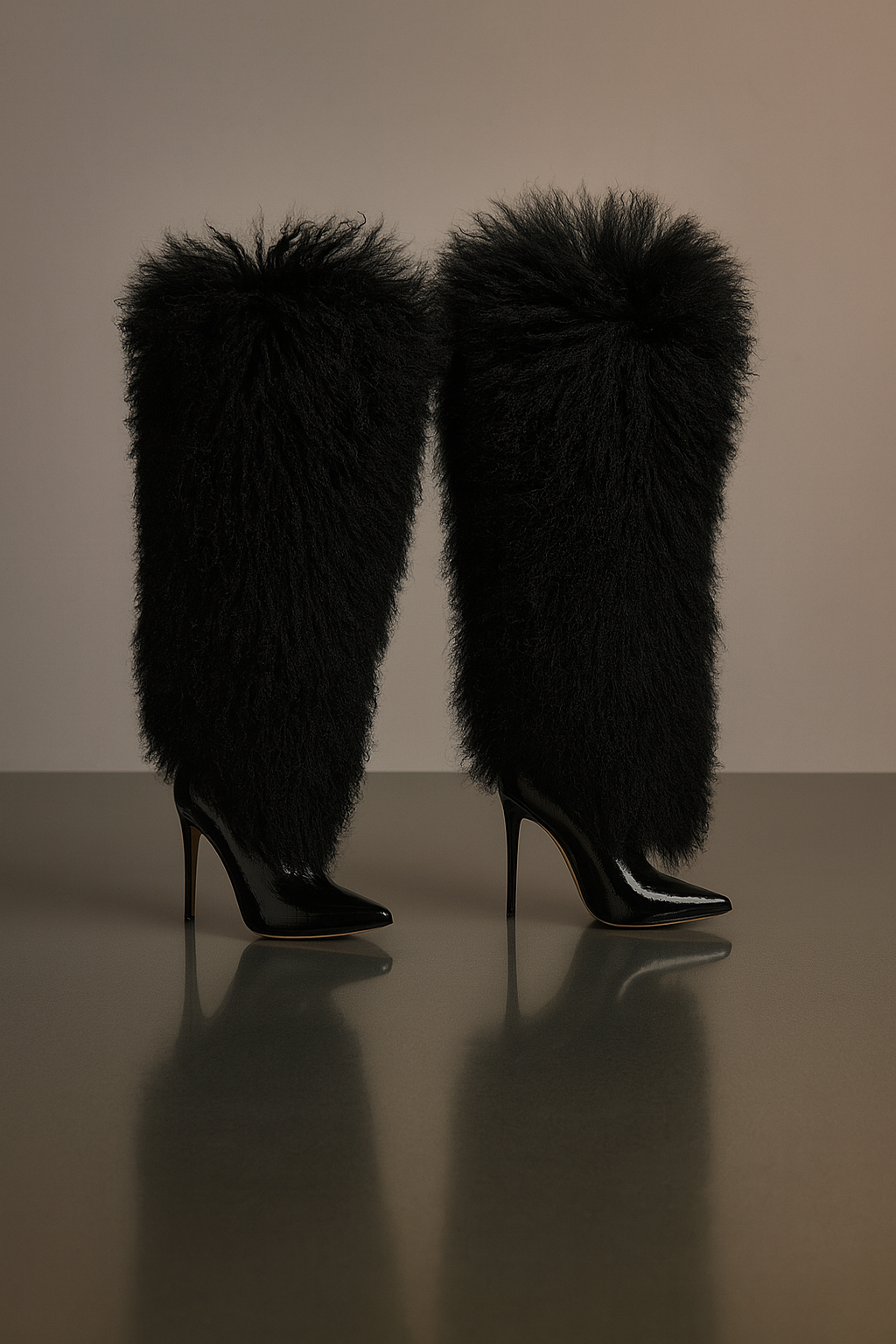 Hottie Faux Fur Over-The-Knee Boots